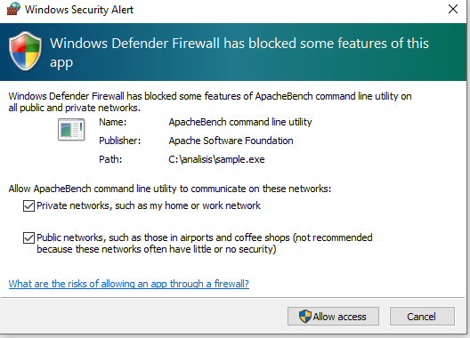 Windows Firewall alt text